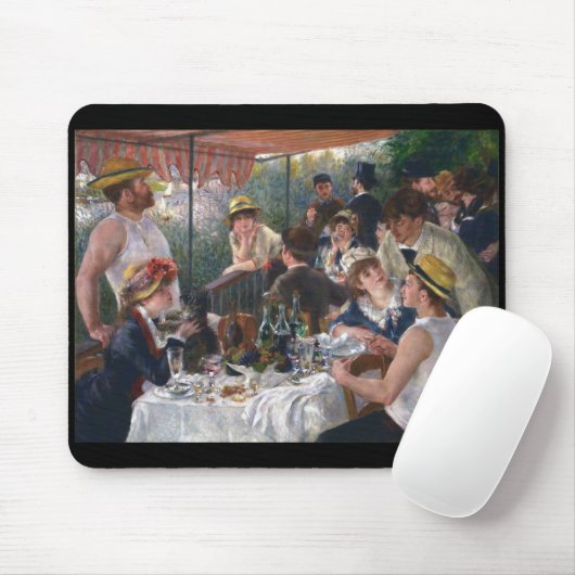 Renoir , "Mittagessen des Party" Mousepad (Mit Mouse)