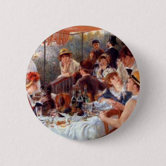 Renoir - Mittagessen im Party Button (Vorderseite)