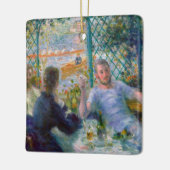 Renoir Mittagessen im Restaurant Fournaise Rowers  Keramikornament (Links)