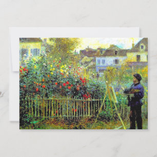 Renoir - Monet malt in seinem Garten, Karte