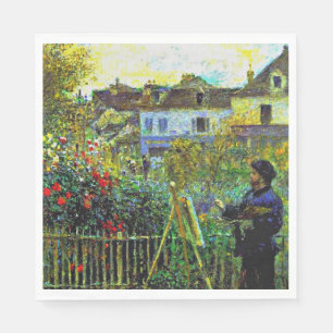 Renoir - Monetmalerei in seinem Garten, Serviette