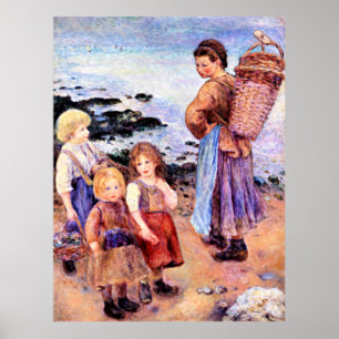 Renoir, Mussel Fishers in Berneval Poster