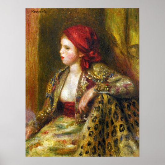 Renoir - Odalisque 1895 Poster (Vorne)