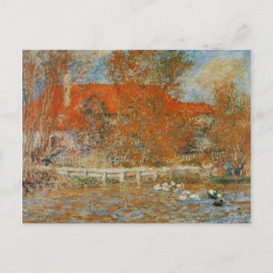 Renoir Painting Postkarte