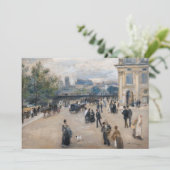 Renoir - Paris, Institut au Quai Malaquais Dankeskarte (Stehend Vorderseite)