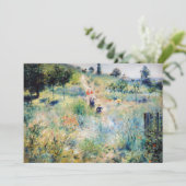 Renoir - Pfad führt durch das große Gras Einladung (Stehend Vorderseite)