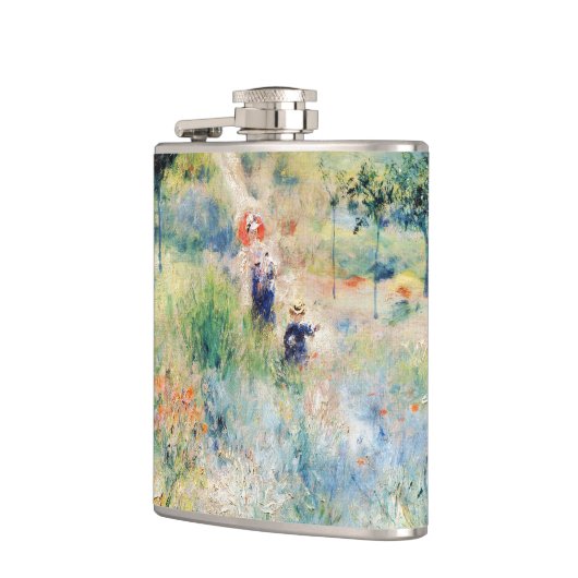 Renoir - Pfad führt durch das große Gras Flachmann (Links)