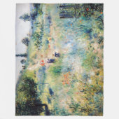Renoir - Pfad führt durch das große Gras Fleecedecke (Vorderseite)