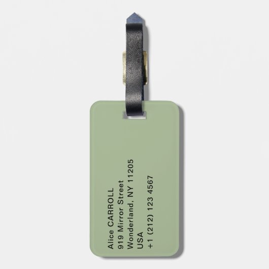 Renoir - Pfad führt durch das große Gras Gepäckanhänger (Rückseite vertikal)