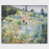 Renoir - Pfad führt durch das große Gras Geschenkpapier (Flach)