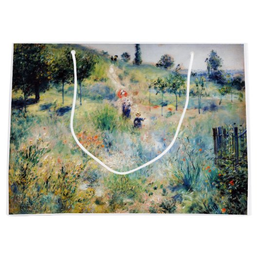 Renoir - Pfad führt durch das große Gras Große Geschenktüte (Vorderseite)