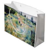 Renoir - Pfad führt durch das große Gras Große Geschenktüte (Rückseite Schrägansicht)