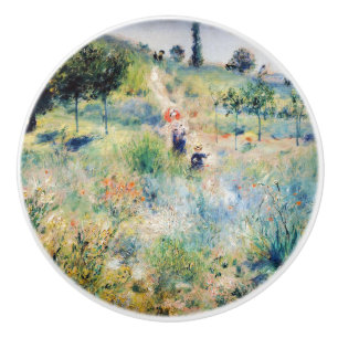 Renoir - Pfad führt durch das große Gras Keramikknauf