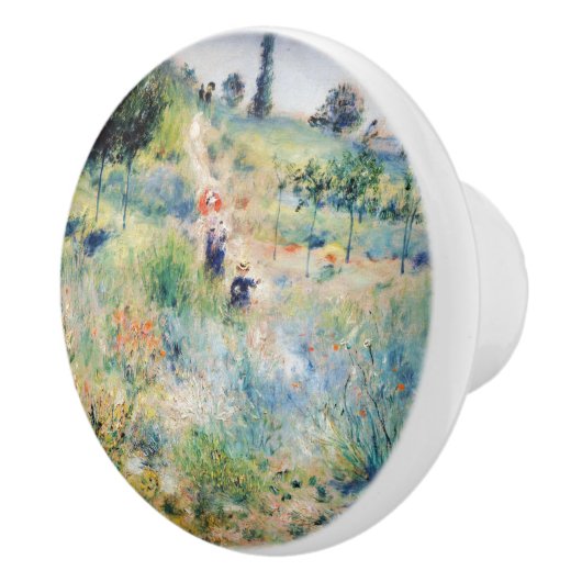 Renoir - Pfad führt durch das große Gras Keramikknauf (Rechts)