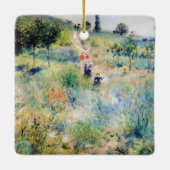 Renoir - Pfad führt durch das große Gras Keramikornament (Rückseite)