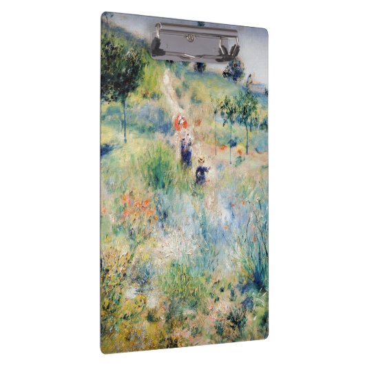 Renoir - Pfad führt durch das große Gras Klemmbrett (Rechts)