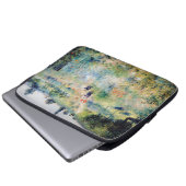 Renoir - Pfad führt durch das große Gras Laptopschutzhülle (Vorne Knopf)