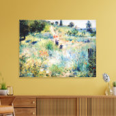 Renoir - Pfad führt durch das große Gras Leinwanddruck (Insitu (Wohnzimmer))