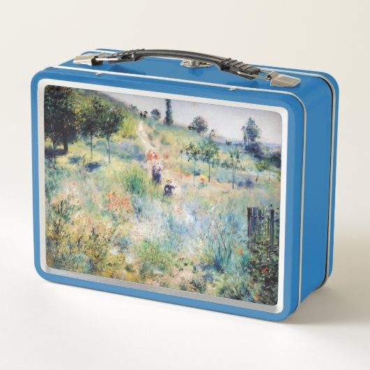 Renoir - Pfad führt durch das große Gras Metall Brotdose (Rückseite)