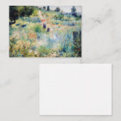 Renoir - Pfad führt durch das große Gras Mitteilungskarte (Vorne/Hinten)