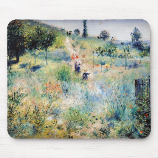 Renoir - Pfad führt durch das große Gras Mousepad (Vorne)
