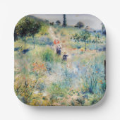 Renoir - Pfad führt durch das große Gras Pappteller (Vorderseite)