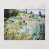 Renoir - Pfad führt durch das große Gras Postkarte (Vorderseite)