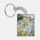 Renoir - Pfad führt durch das große Gras Schlüsselanhänger (Vorderseite links)