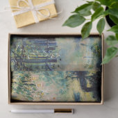 Renoir - Pfad führt durch das große Gras Seidenpapier (Geschenk)