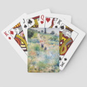 Renoir - Pfad führt durch das große Gras Spielkarten (Rückseite)