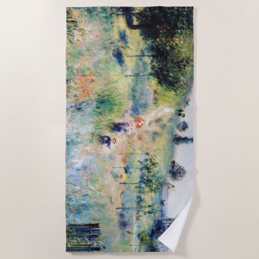 Renoir - Pfad führt durch das große Gras Strandtuch (Vorderseite)