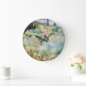 Renoir - Pfad führt durch das große Gras Wanduhr (Zuhause)