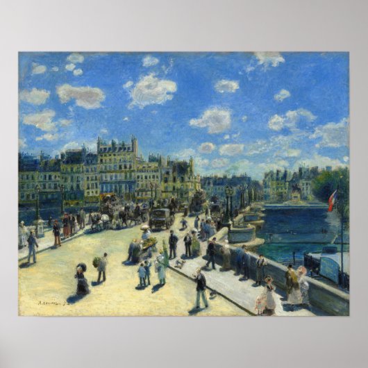 Renoir - Pont Neuf, Paris Poster (Vorne)