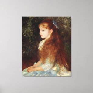 Renoir Portrait von Irene Cahen aus Antwerpen Leinwanddruck