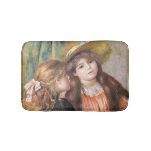 Renoir - Portrait von zwei kleinen Mädchen Badematte (Vorderseite)