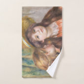 Renoir - Portrait von zwei kleinen Mädchen Badhandtuch Set (Handtuch)