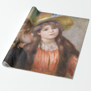 Renoir - Portrait von zwei kleinen Mädchen Geschenkpapier
