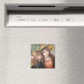Renoir - Portrait von zwei kleinen Mädchen Magnet (In Situ (Geschirrspüler))