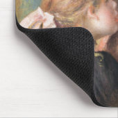 Renoir - Portrait von zwei kleinen Mädchen Mousepad (Ecke)