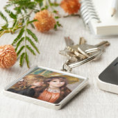 Renoir - Portrait von zwei kleinen Mädchen Schlüsselanhänger (Seite)