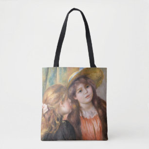 Renoir - Portrait von zwei kleinen Mädchen Tasche