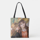 Renoir - Portrait von zwei kleinen Mädchen Tasche (Rückseite)