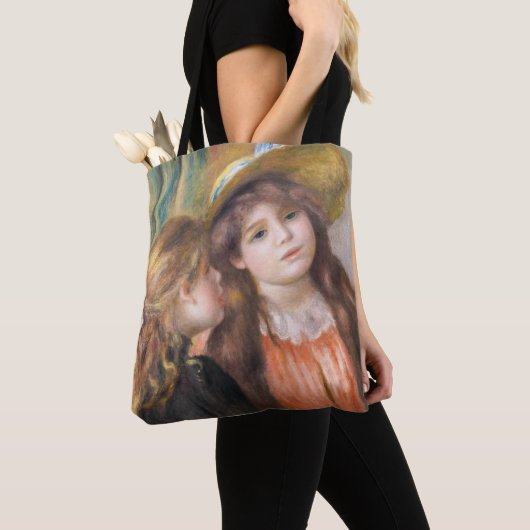Renoir - Portrait von zwei kleinen Mädchen Tasche (Von Nahem)