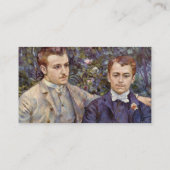 Renoir - Porträt eines Bruder Visitenkarte (Rückseite)