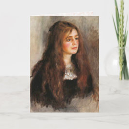 Renoir "Porträt von Julie Manet " Karte