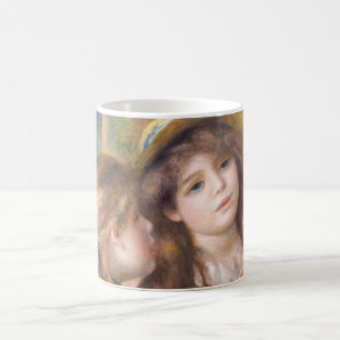 Renoir - Porträt von zwei kleinen Mädchen Kaffeetasse