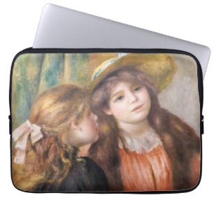Renoir - Porträt von zwei kleinen Mädchen Laptopschutzhülle