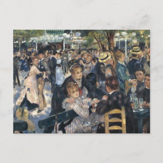 Renoir: Postkarte Bal du Moulin de la Galette (Vorderseite)