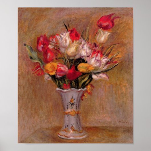 Renoir Red Tulips Kunstdruckerei Poster (Vorne)