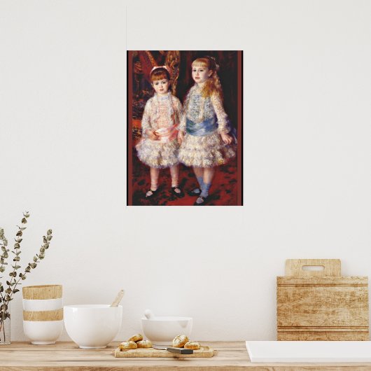 Renoir - Rosa und Blau, berühmtes Bild, Poster (Küche)